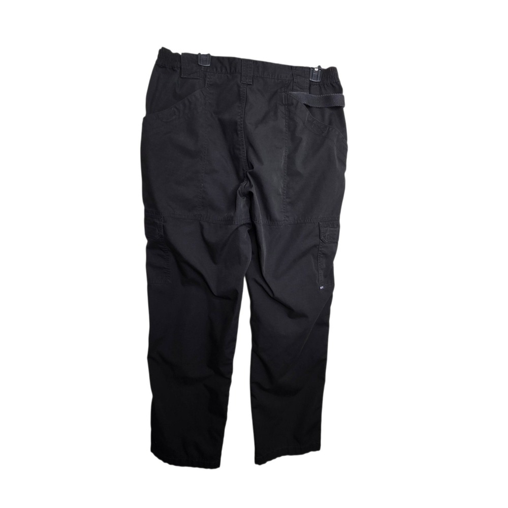 5.11 Tactical Men Black Ripstop Cargo Pants 40/34 Multi Pocket Rugged Outdoor